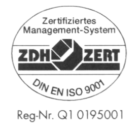 ISO Zertifikat